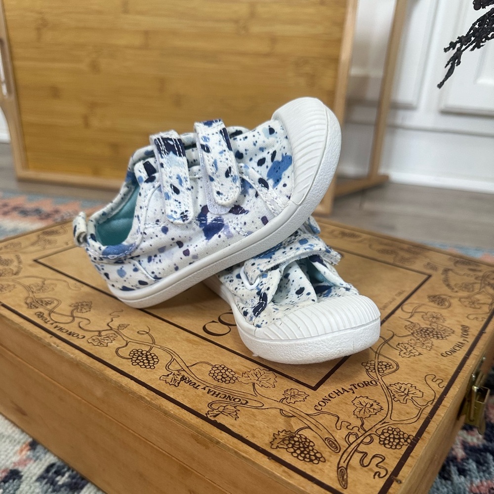Cat & Jack Toddler Parker Sneaker Blue Size Stylish Kids Sneakers - Blue White - Picture 10 of 13